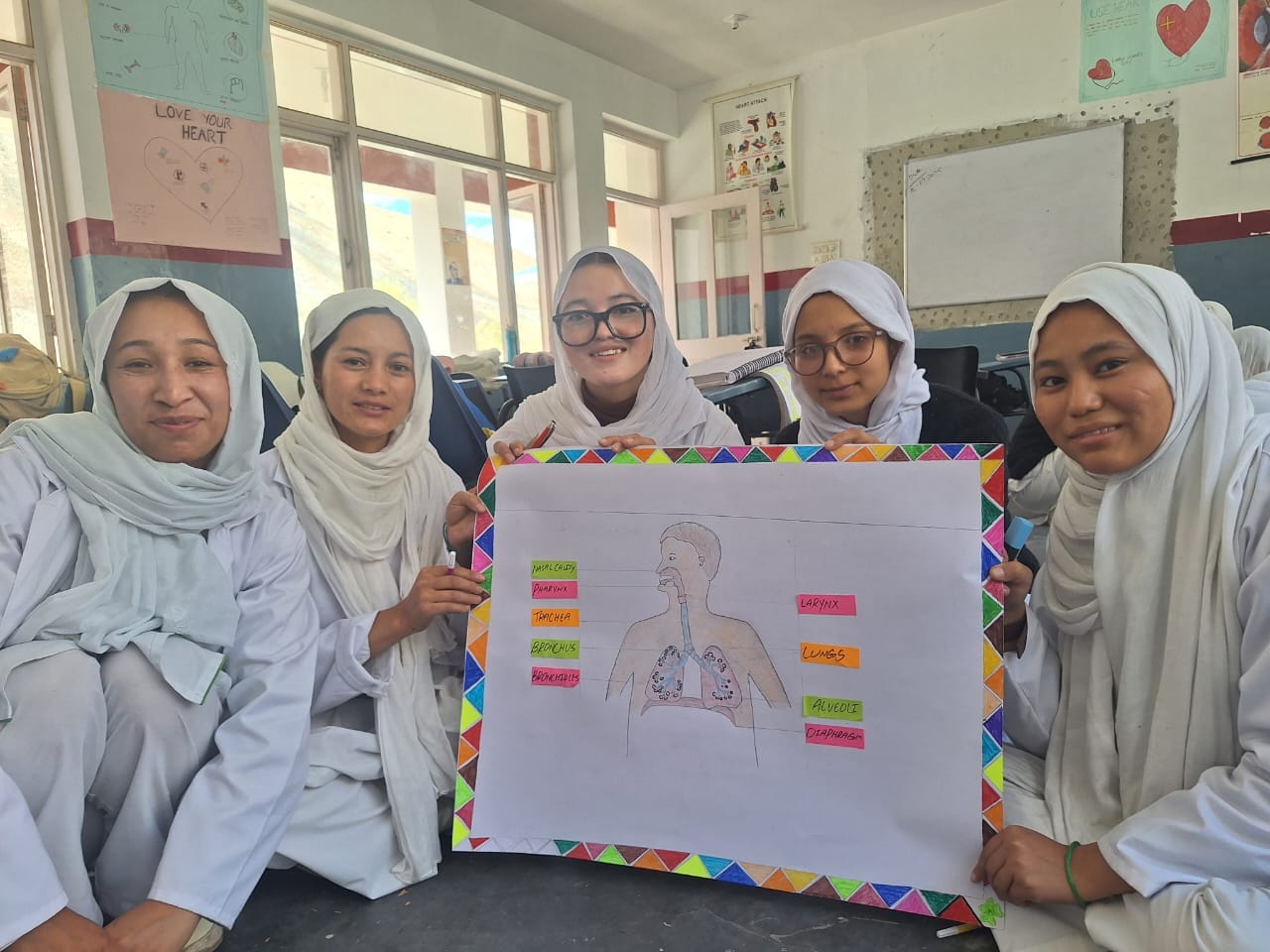 Students Outing Kargil Mountains